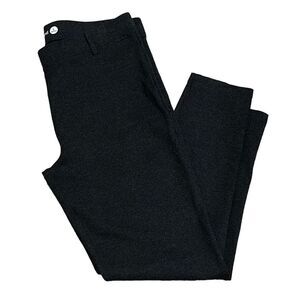 Betabrand Classic Dress Pant Skinny Leg Charcoal Yoga Pant Petite Large PL